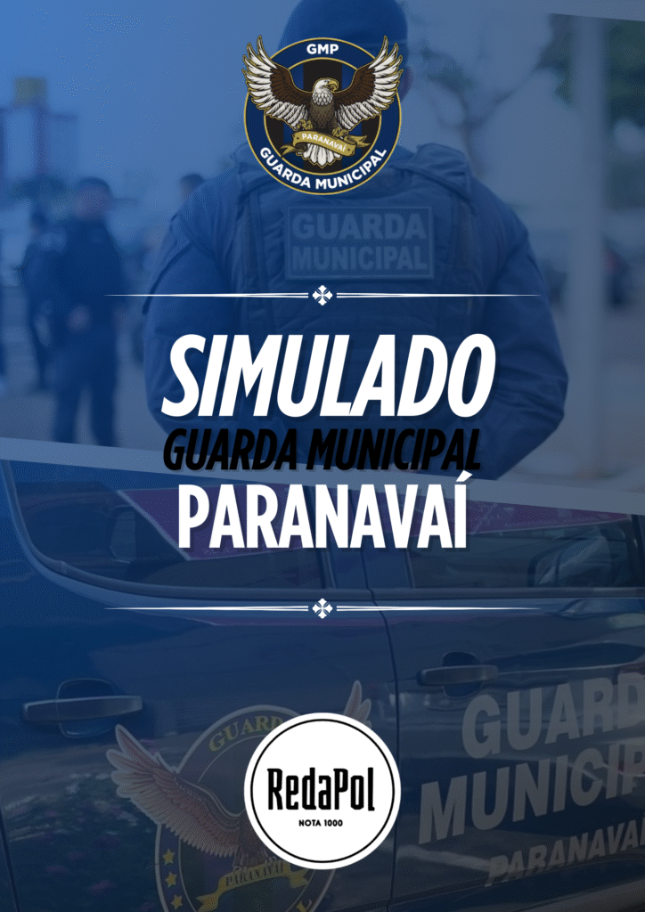 capa do simulado guarda municipal paranavaí redapol 2025