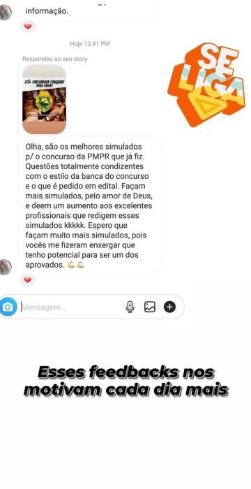 DEPOIMENTO DE ALUNOS QUE ADIQUIRIRAM NOSSOS PRODUTOS SIMULADOS E REDAÇÃO Simulados para concursos públicos